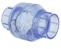 2 INCH PVC SWING CHECK VALVE, CLEAR | The Spa Works