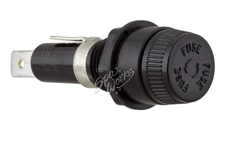 SUNDANCE SPA FLUSH MOUNT FUSE HOLDER, STANDARD, 15 AMP AGC The Spa Works