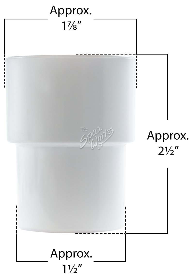 1 1/2 INCH PVC PIPE EXTENDER The Spa Works