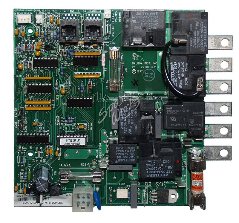 MARQUIS SPA PC BOARD, MTSL NO/CC, 36 FILTER The Spa Works