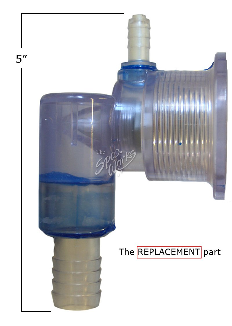 SUNDANCE SPA MICRO MAGNA JETBACK FITTING | The Spa Works cal spa plumbing diagram 