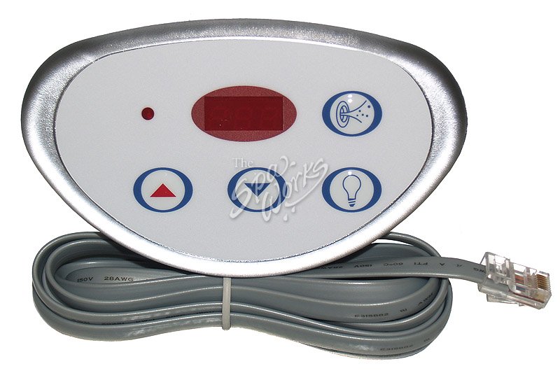 JACUZZI SPA TOPSIDE CONTROL PANEL, GENERIC FOR DEL SOL, 20032004 The Spa Works