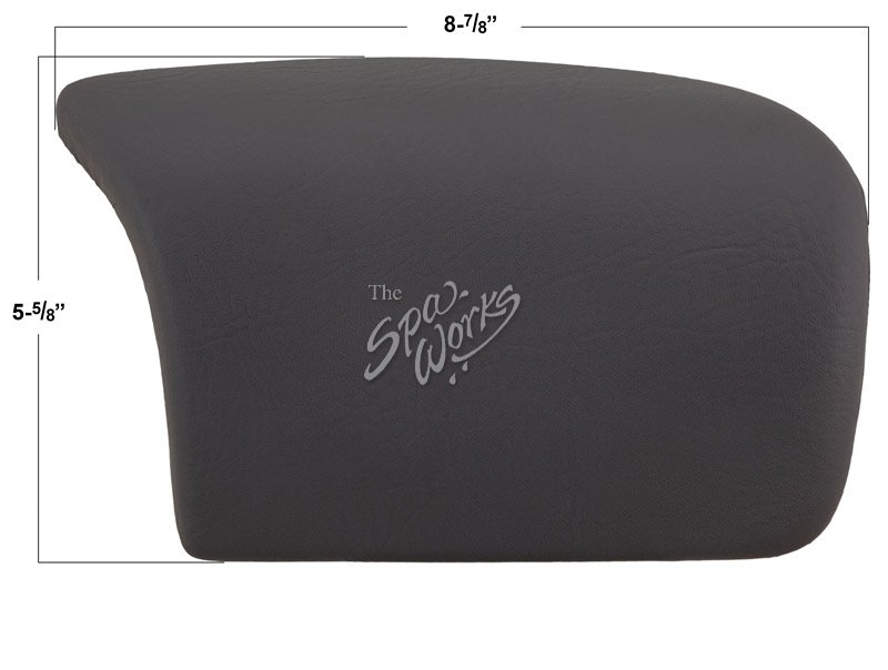 DYNASTY SPA PILLOW RIGHT HAND DARK GRAY The Spa Works