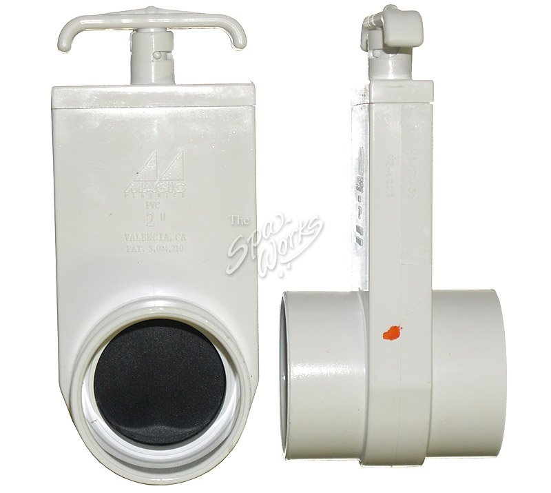 CAL SPA GATE VALVE, 2 INCH, MAGIC PLASTIC The Spa Works