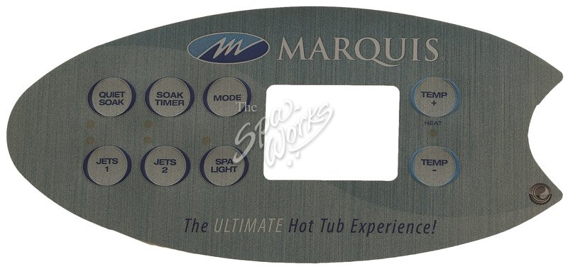 Marquis Spa Topside Overlay 2011-2012 8 Button MRQ650-0683 
