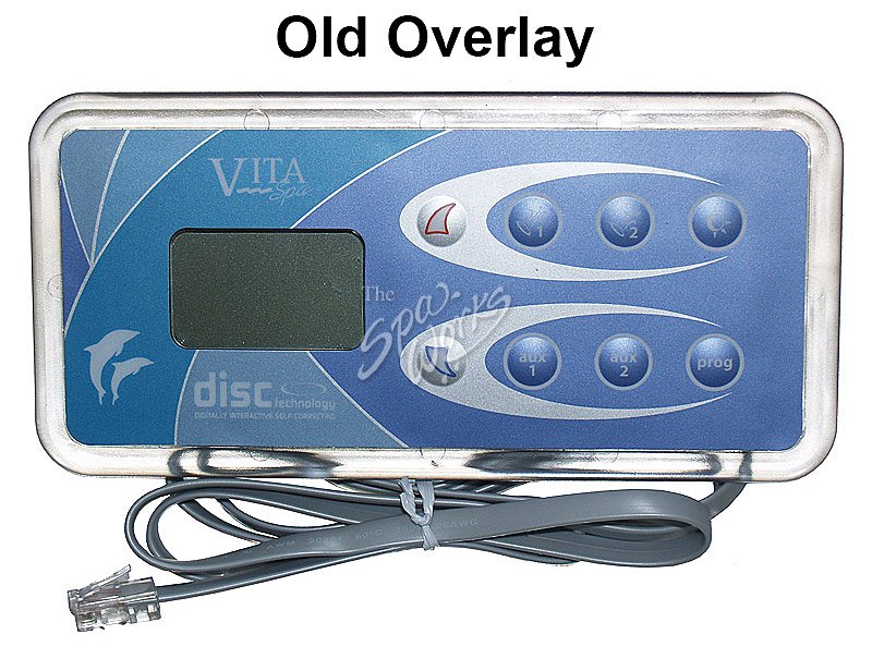 Vita spa DC700 topside control panel, 2007-2009. 