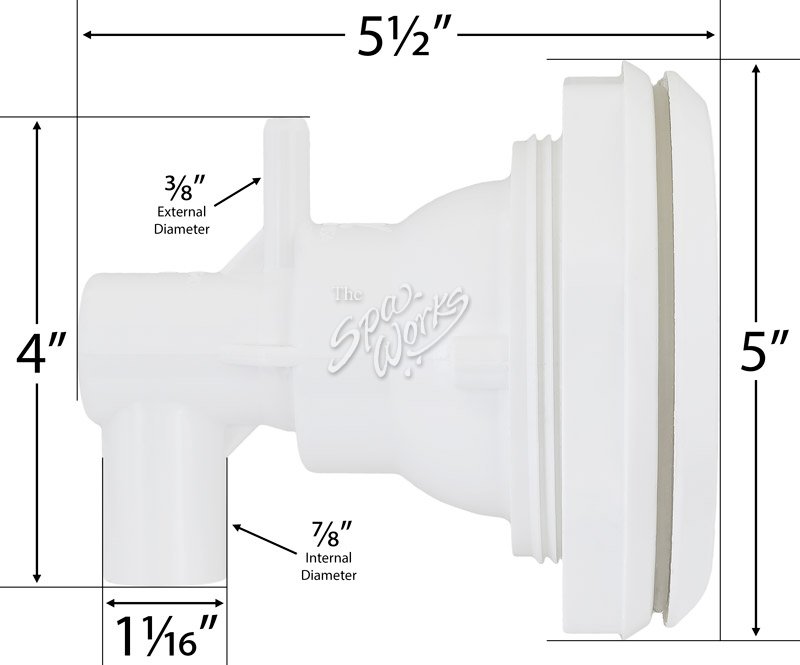 Details about   Dynasty Spa Power Storm Jet Ell Body 3/8 Inch Smooth Barb x 1/2 Inch Slip DYN104